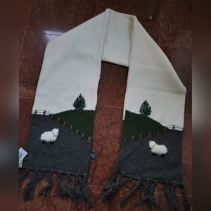 Vintage New Zealand Wool Scarf NWT